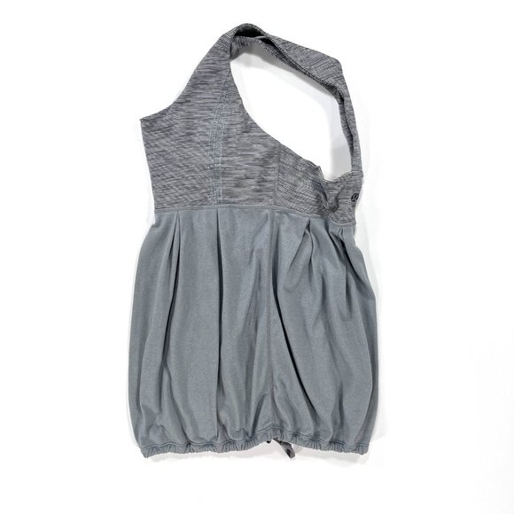 Lululemon Power Dance Women's 4 Loose Draped Gray Sports Bra Tank - Picture 3 of 16